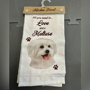NWT Maltese Kitchen Towel